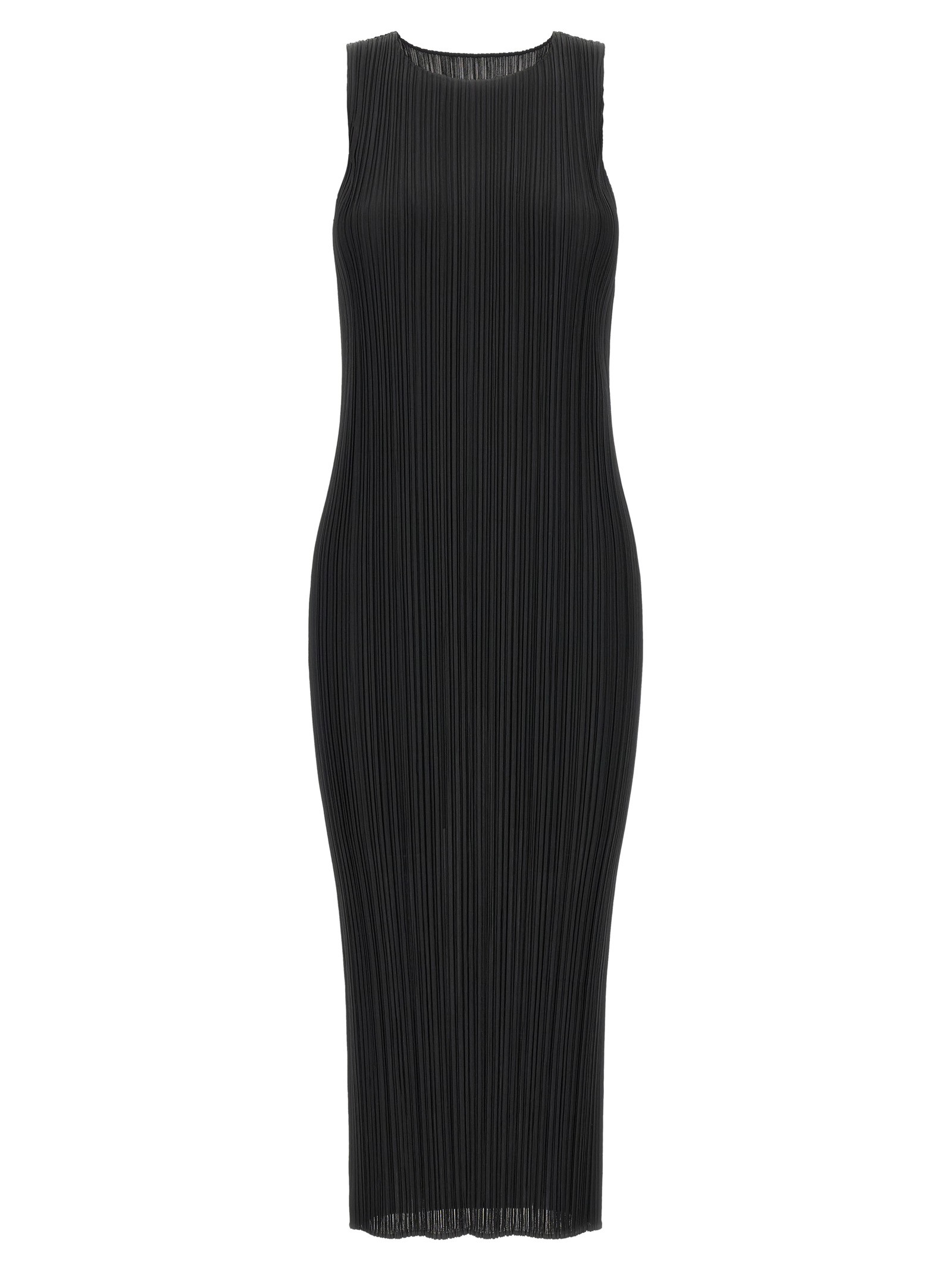PLEATS PLEASE ISSEY MIYAKE Black 'Basics' Dress