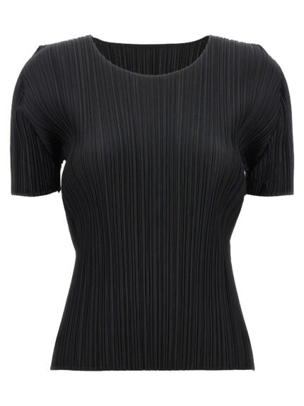 PLEATS PLEASE ISSEY MIYAKE Black 'Basics' Top