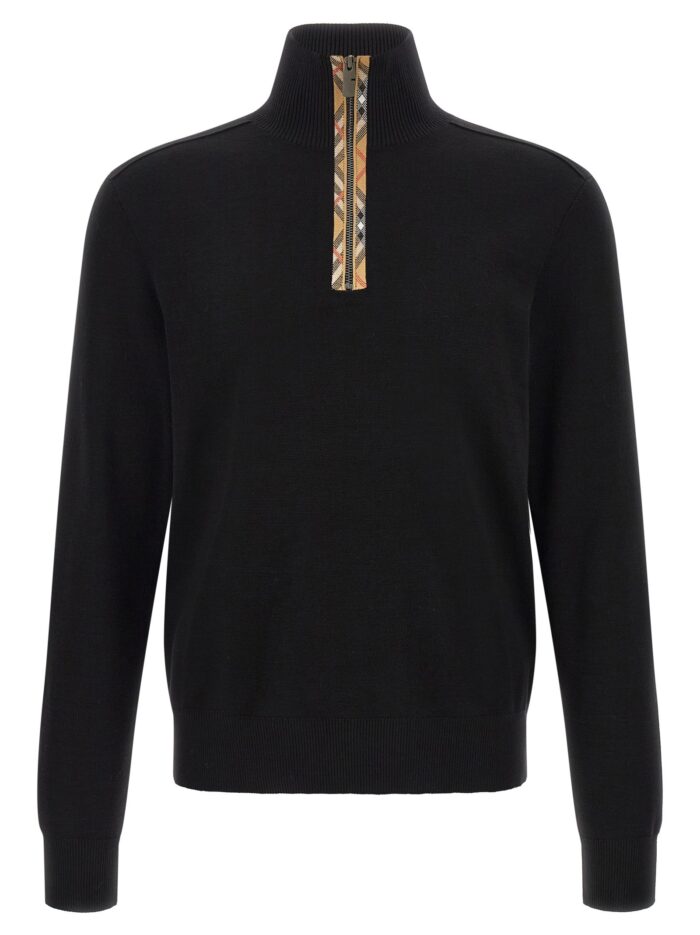 burberry black 'cameron' sweater Burberry Black 'Cameron' Sweater