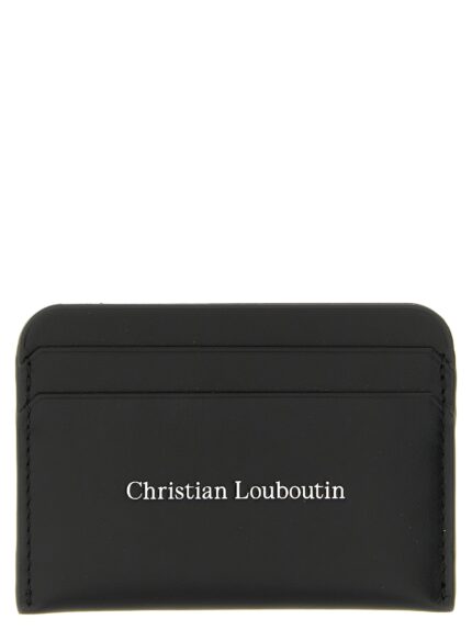 CHRISTIAN LOUBOUTIN Black 'Canopy' Card Holder