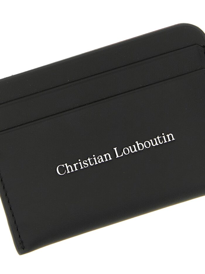 CHRISTIAN LOUBOUTIN Black 'Canopy' Card Holder