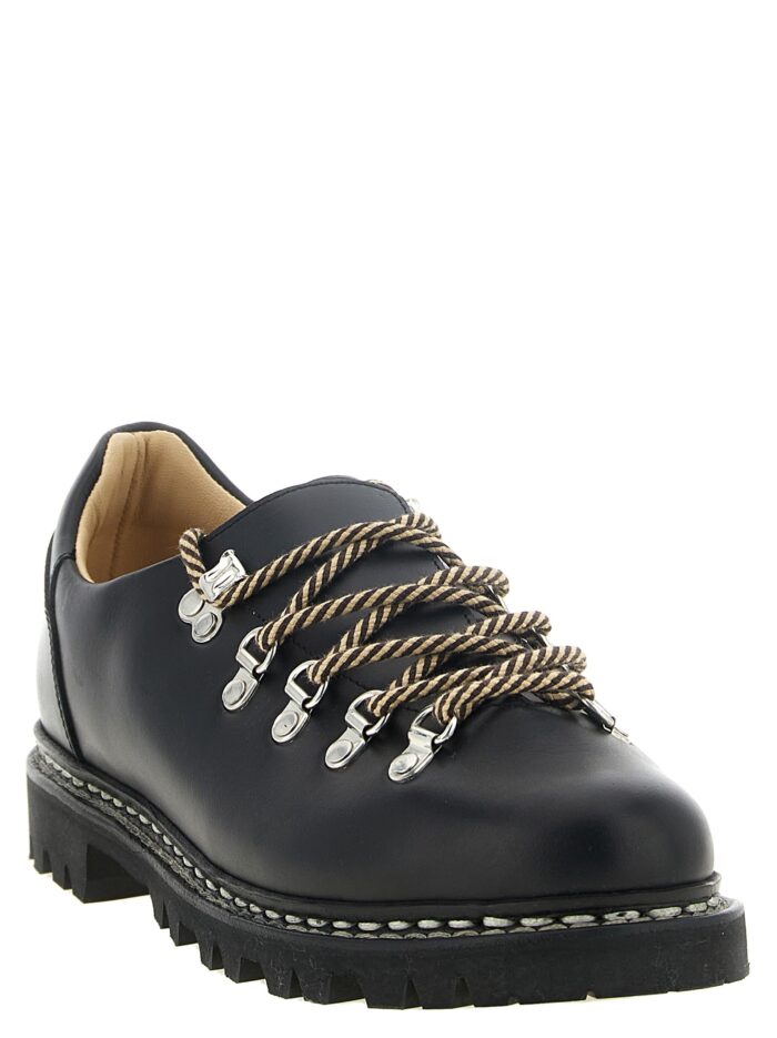 PARABOOT Black 'Clusaz' Lace-up Shoes