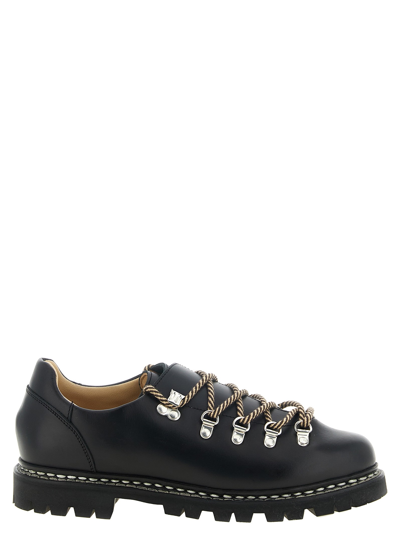 PARABOOT Black 'Clusaz' Lace-up Shoes