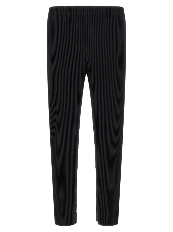 homme plisse' issey miyake black 'color pleats 2' pants HOMME PLISSE' ISSEY MIYAKE Black 'Color Pleats 2' Pants