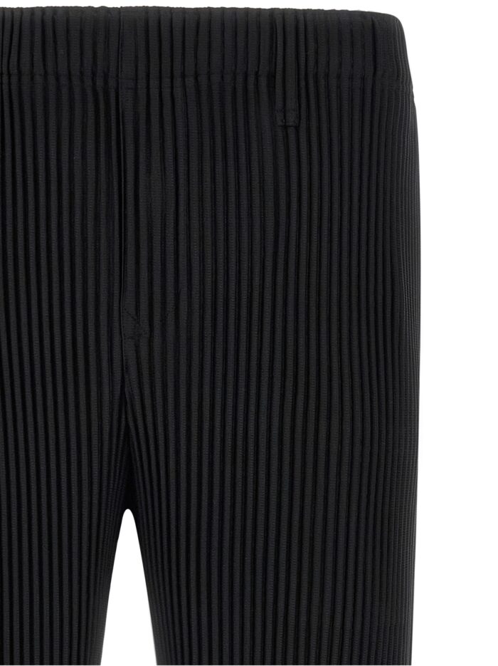 HOMME PLISSE' ISSEY MIYAKE Black 'Color Pleats 2' Pants