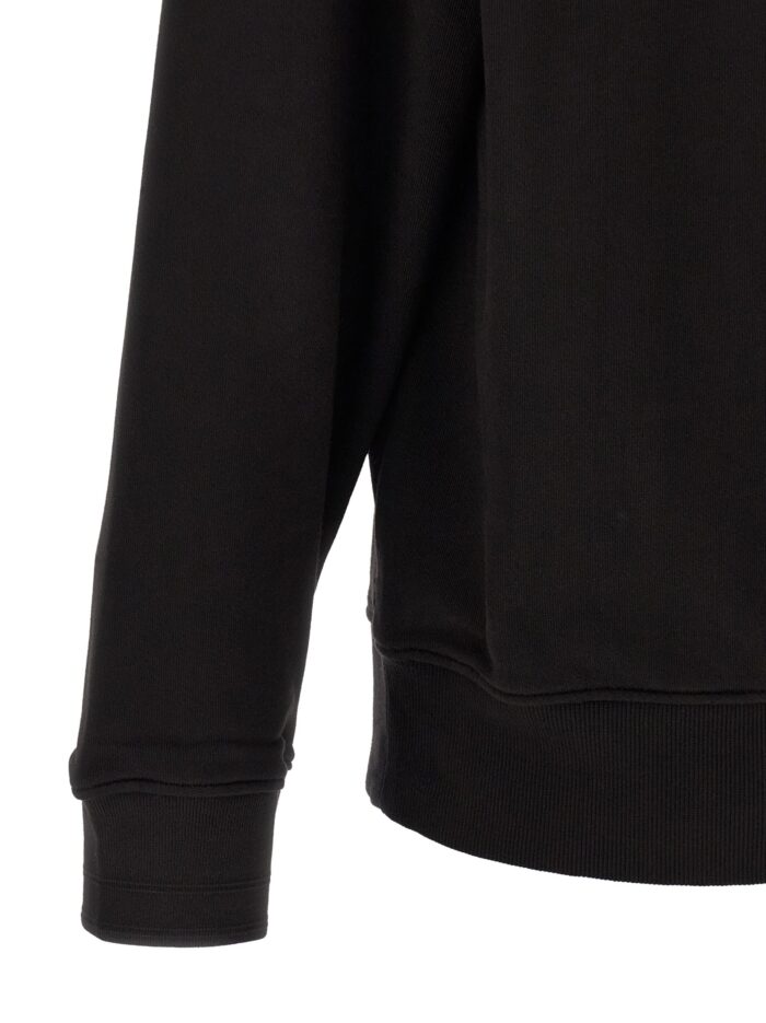 C.P. COMPANY Black Cotton Fleece Sweatshirt