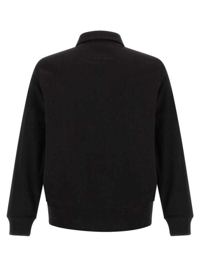 C.P. COMPANY Black Cotton Fleece Sweatshirt