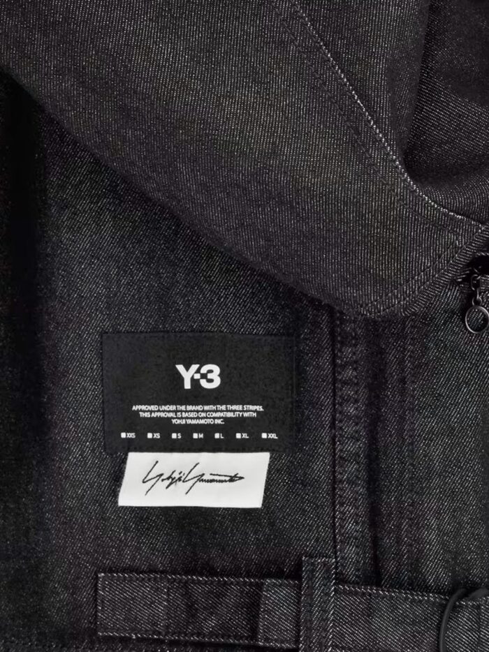 ADIDAS Y-3 Black Denim Jacket