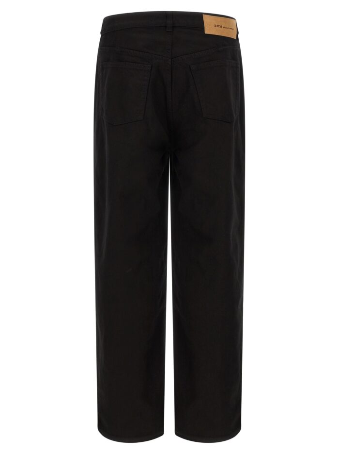 AMI PARIS Black Denim Jeans
