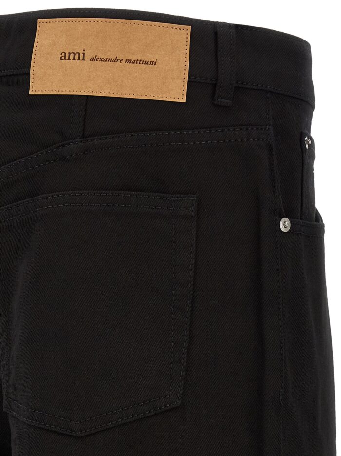 AMI PARIS Black Denim Jeans
