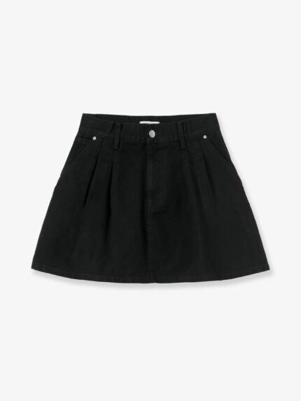 Carhartt Wip Black Denim Skirt