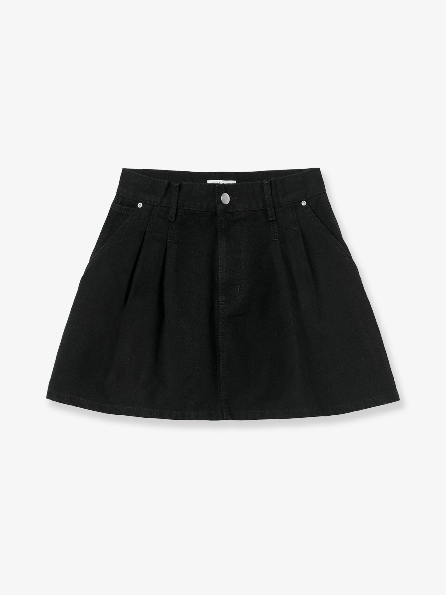 Carhartt Wip Black Denim Skirt