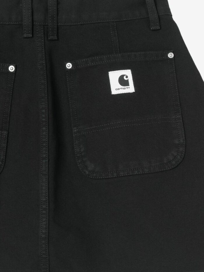 Carhartt Wip Black Denim Skirt
