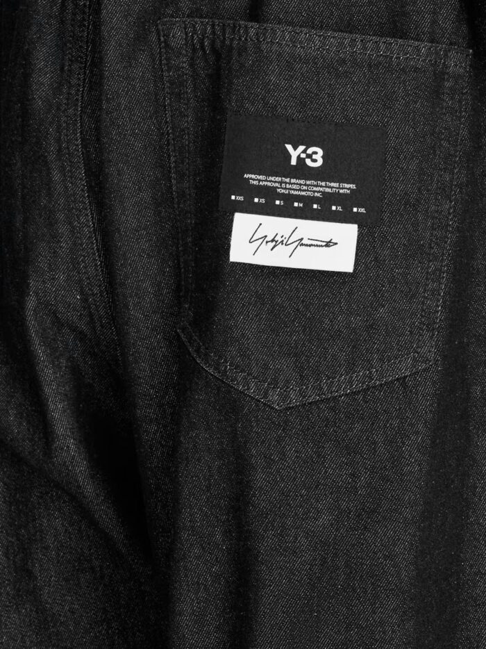 ADIDAS Y-3 Black Denim Trousers