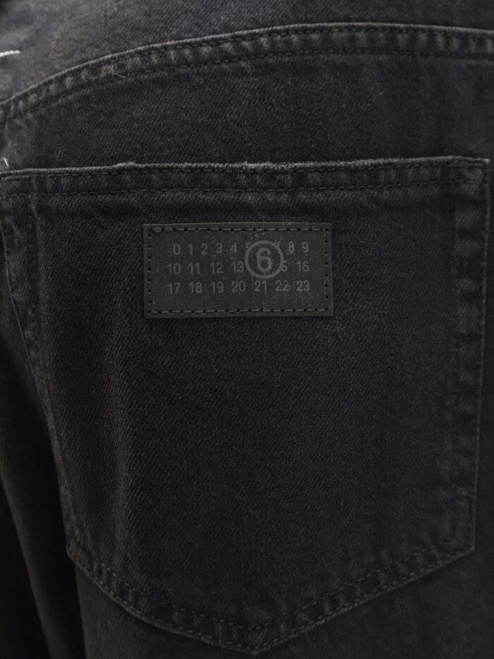 MM6 MAISON MARGIELA Black Denim Trousers