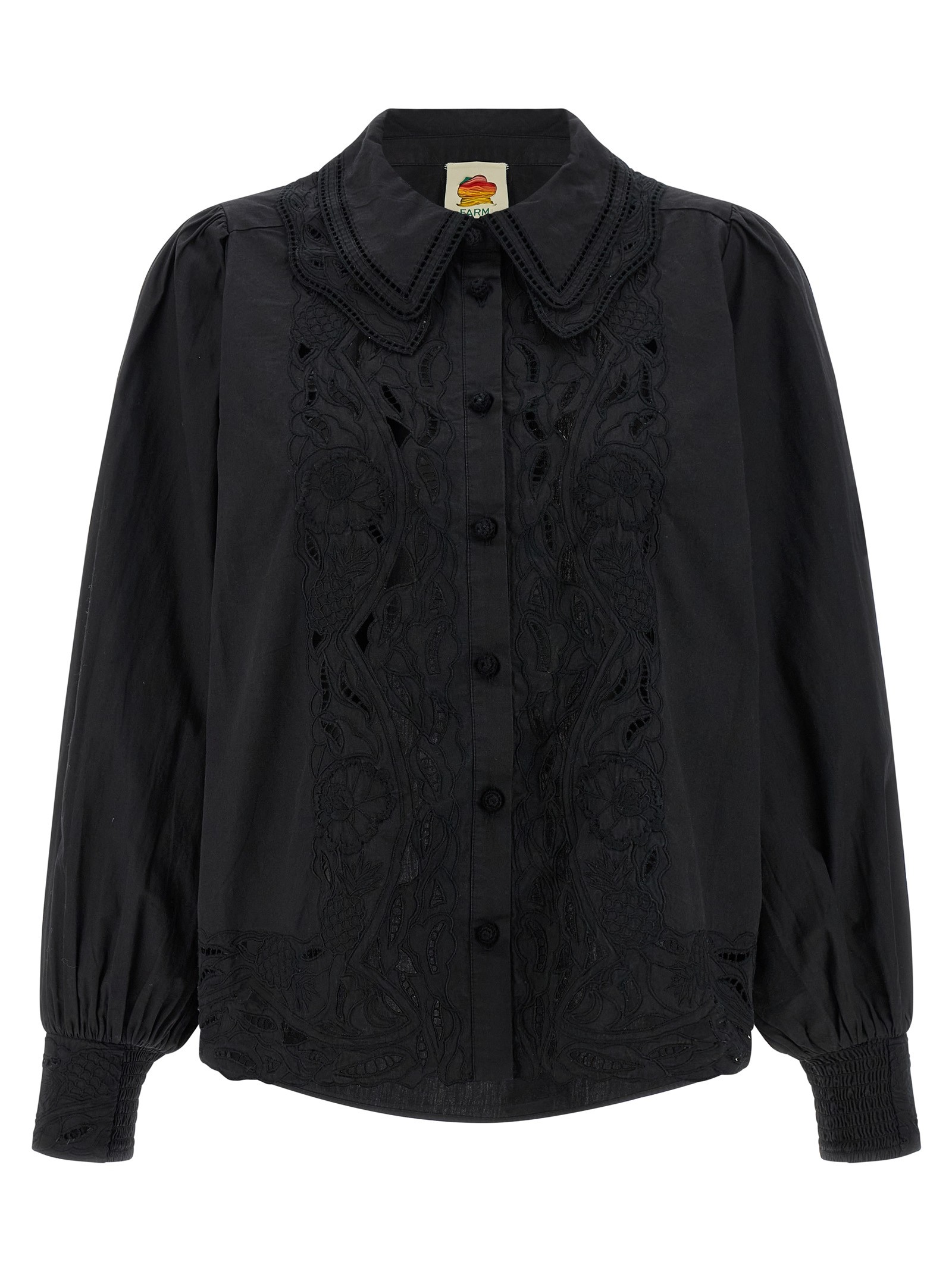 FARM RIO 'Black Embroidered' Shirt