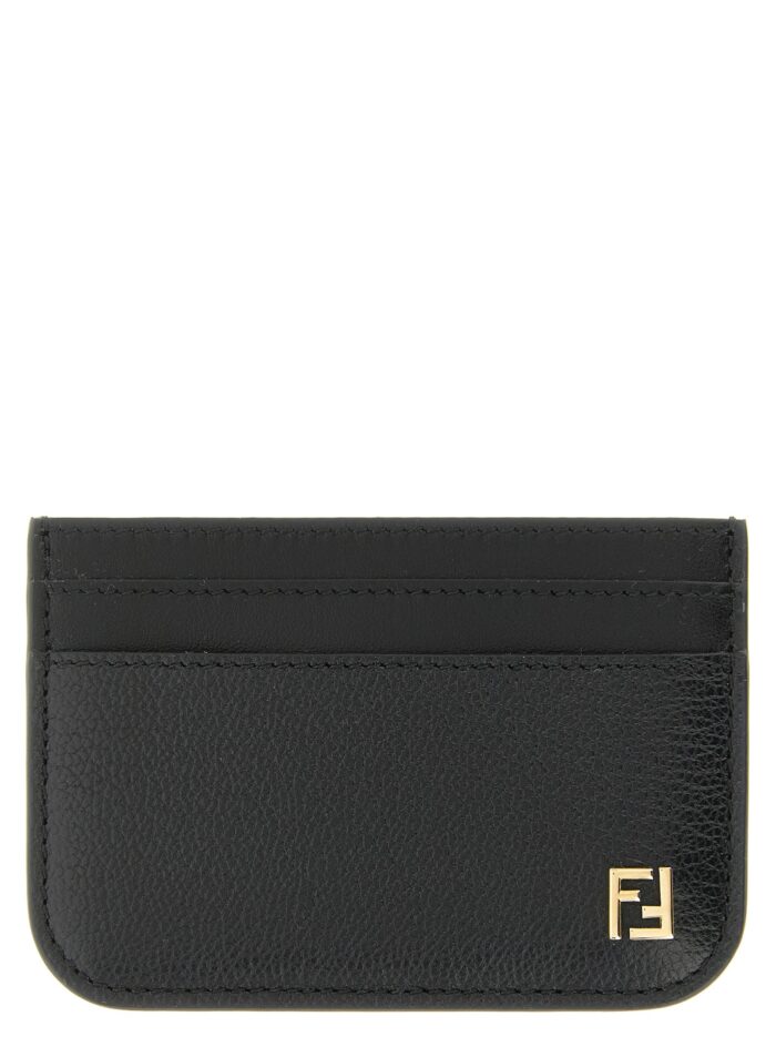 fendi black ff card holder Fendi Black FF Card Holder
