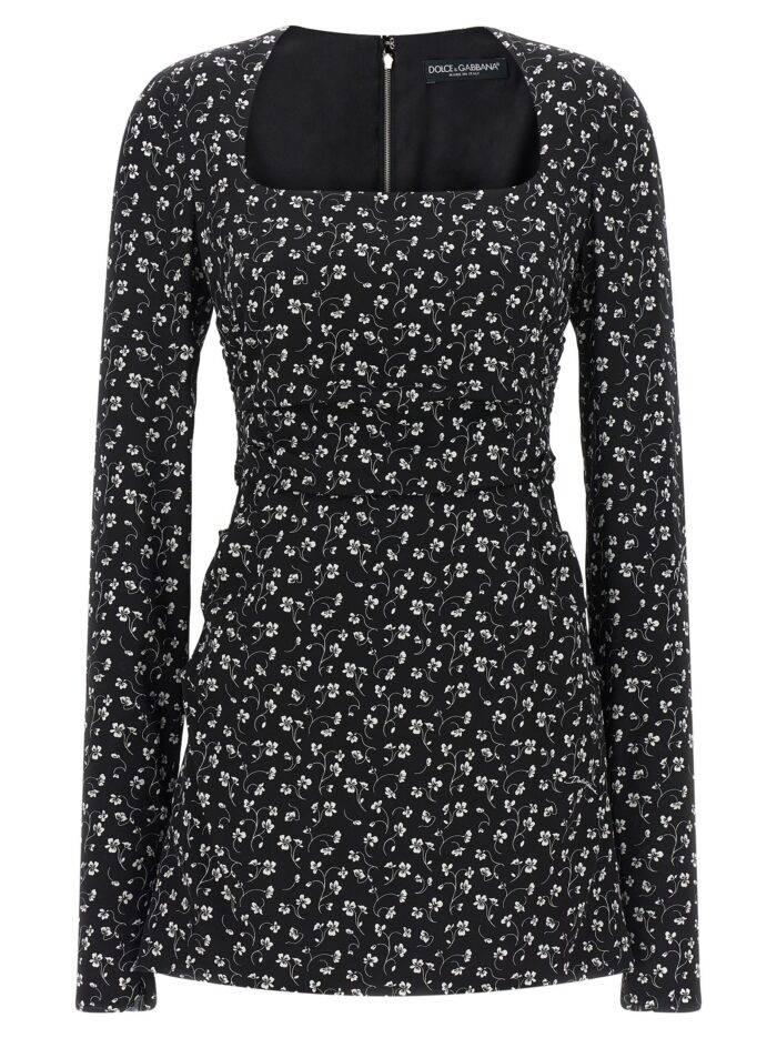 dolce & gabbana black flower dress Dolce & Gabbana Black Flower Dress