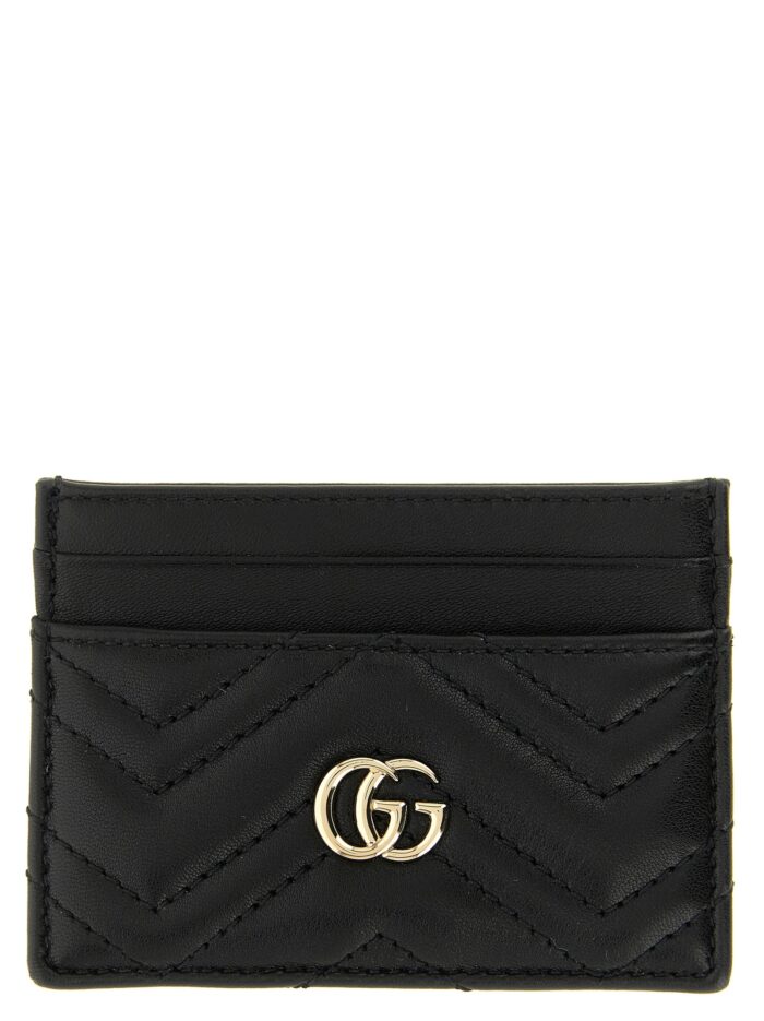 gucci black 'gg marmont' card holder Gucci Black 'GG Marmont' Card Holder