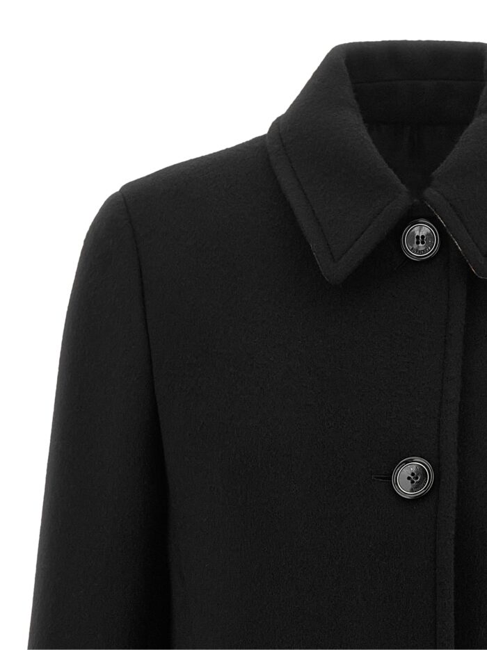 Burberry Black 'Gosford' Coat