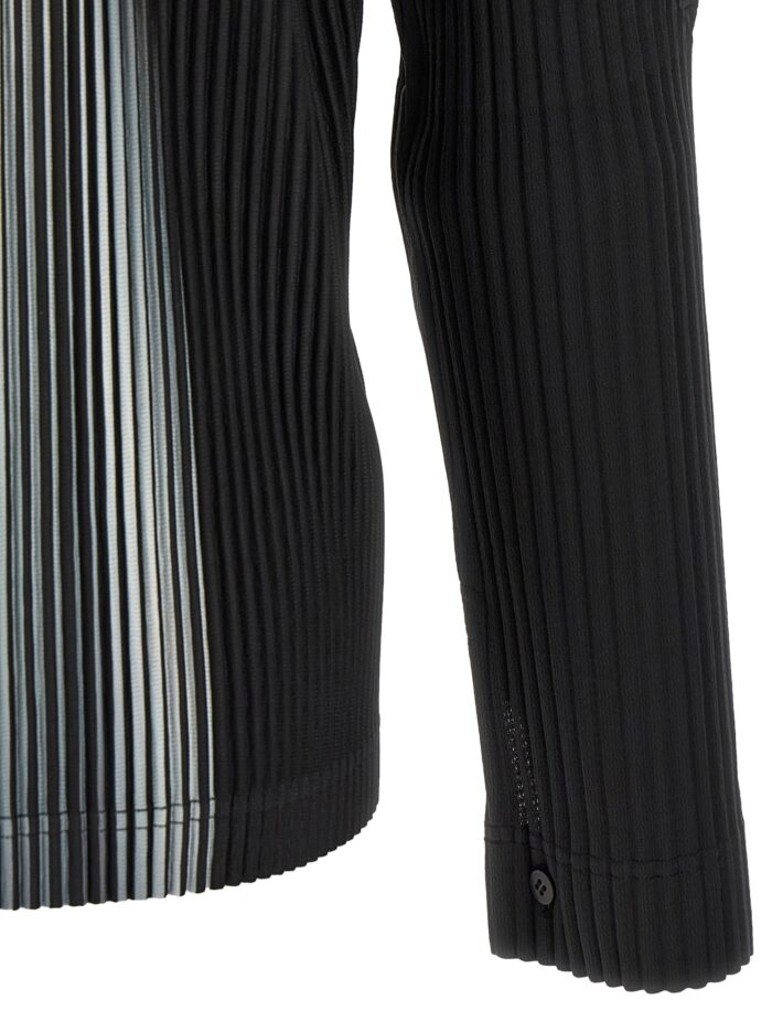 HOMME PLISSE' ISSEY MIYAKE Black 'In The Shadow' T-shirt