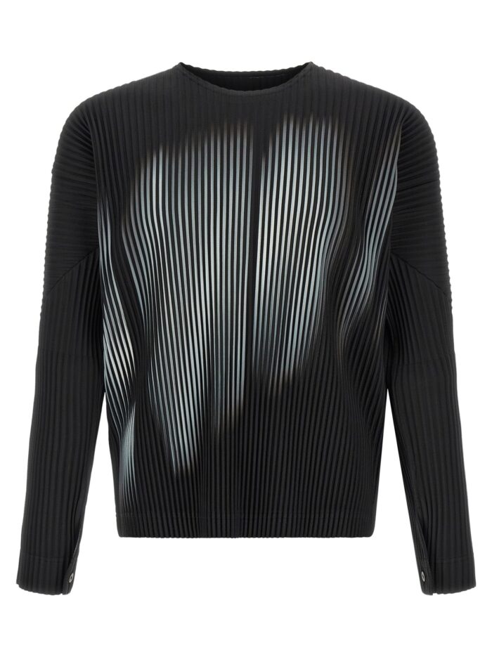 HOMME PLISSE' ISSEY MIYAKE Black 'In The Shadow' T-shirt