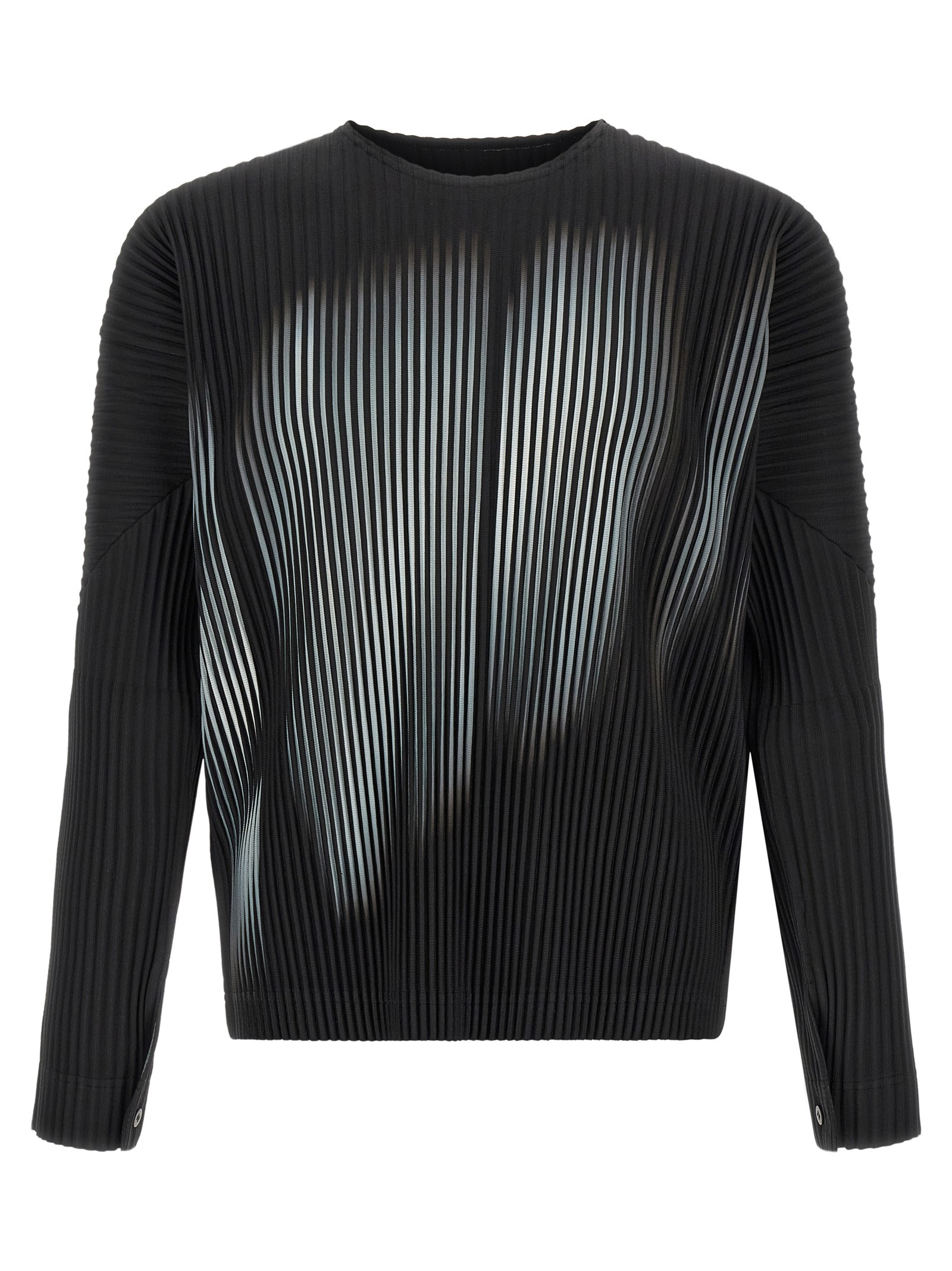 HOMME PLISSE' ISSEY MIYAKE Black 'In The Shadow' T-shirt