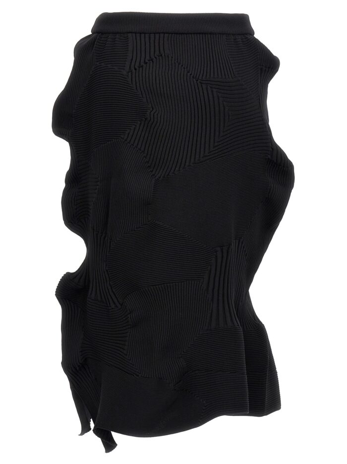 ISSEY MIYAKE Black 'Kone Kone' Skirt