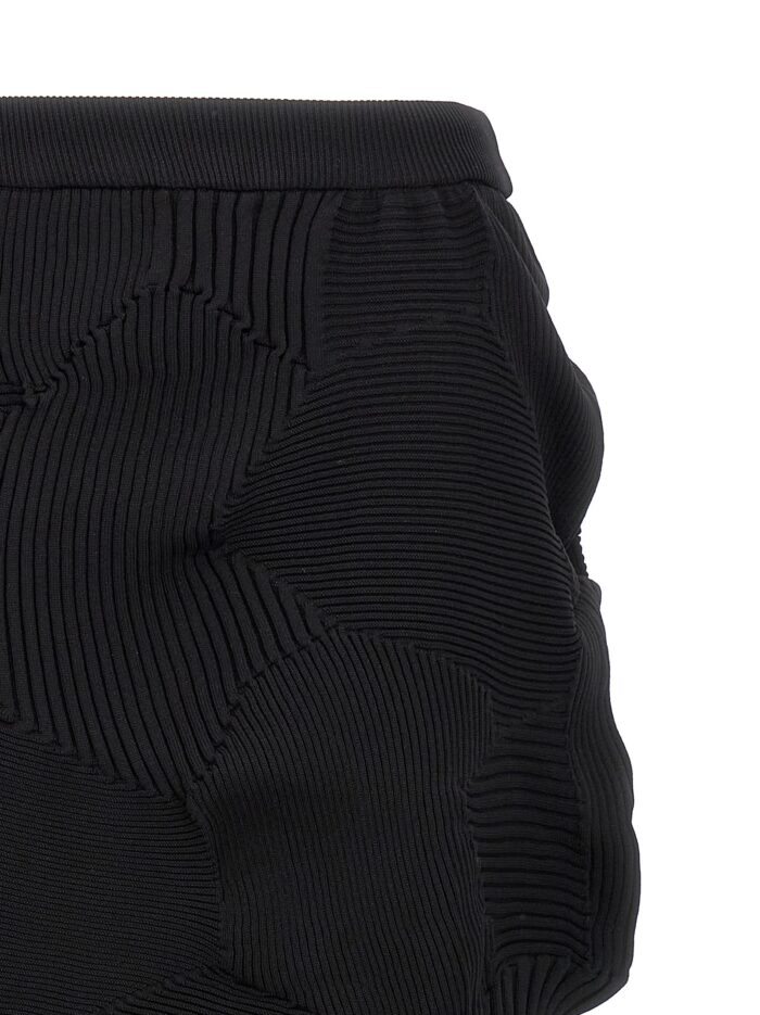 ISSEY MIYAKE Black 'Kone Kone' Skirt