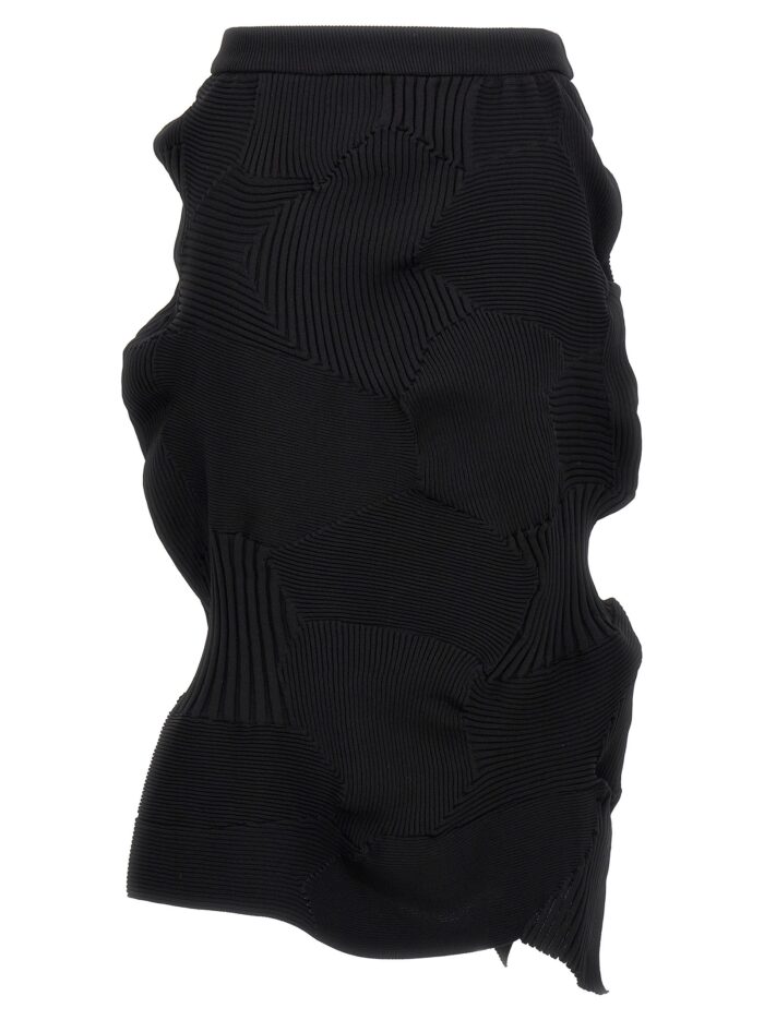 ISSEY MIYAKE Black 'Kone Kone' Skirt
