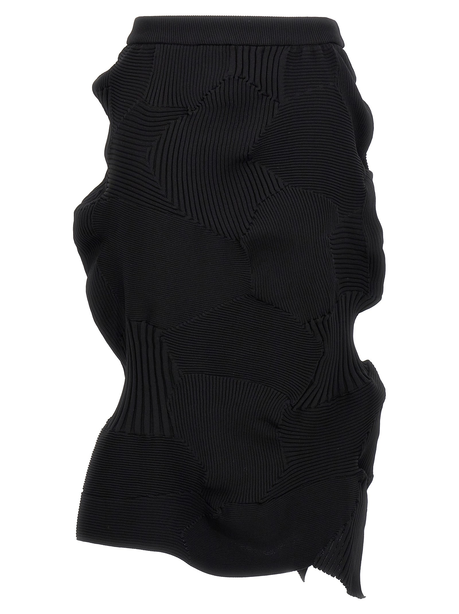 ISSEY MIYAKE Black 'Kone Kone' Skirt