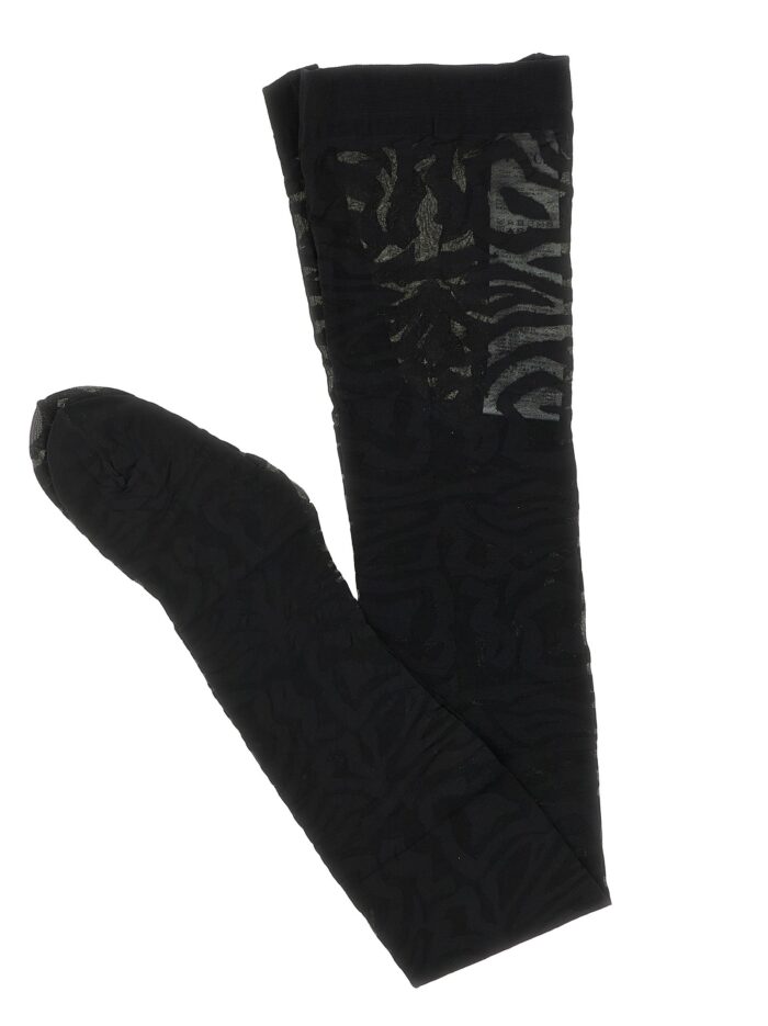 EMILIO PUCCI Black 'Labirinto' Tights