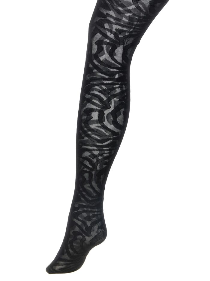 EMILIO PUCCI Black 'Labirinto' Tights