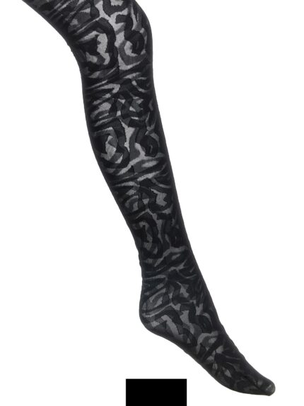 EMILIO PUCCI Black 'Labirinto' Tights