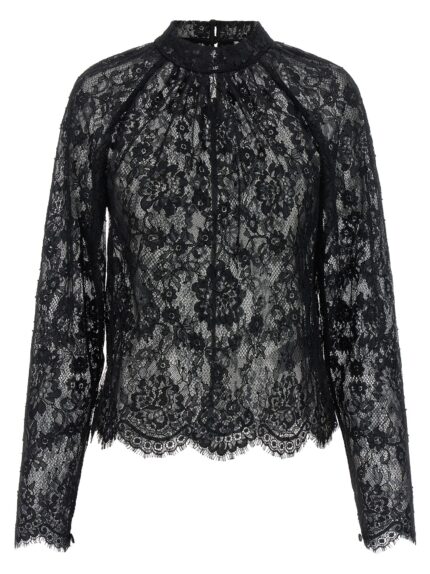 SELF PORTRAIT 'Black Lace' Blouse