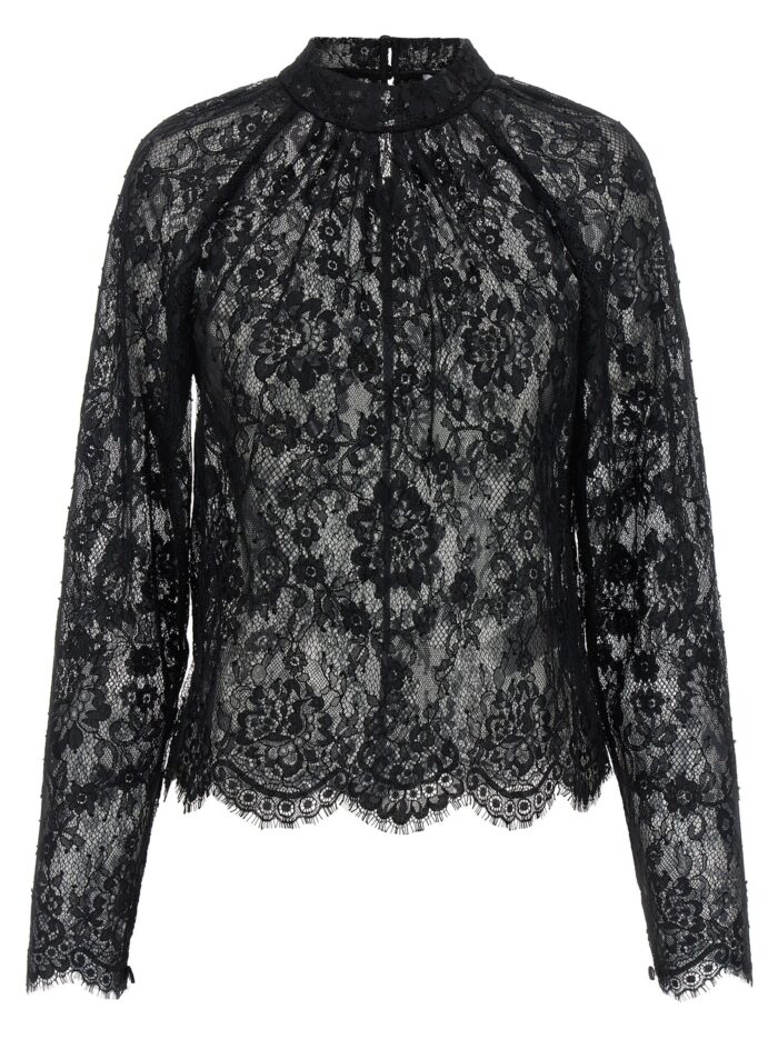 SELF PORTRAIT 'Black Lace' Blouse