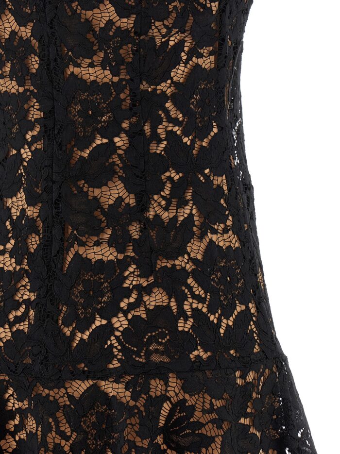 SELF PORTRAIT 'Black Lace Crystal' Dress