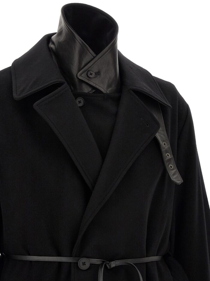 SSSTEIN Black 'Layered Combination' Coat