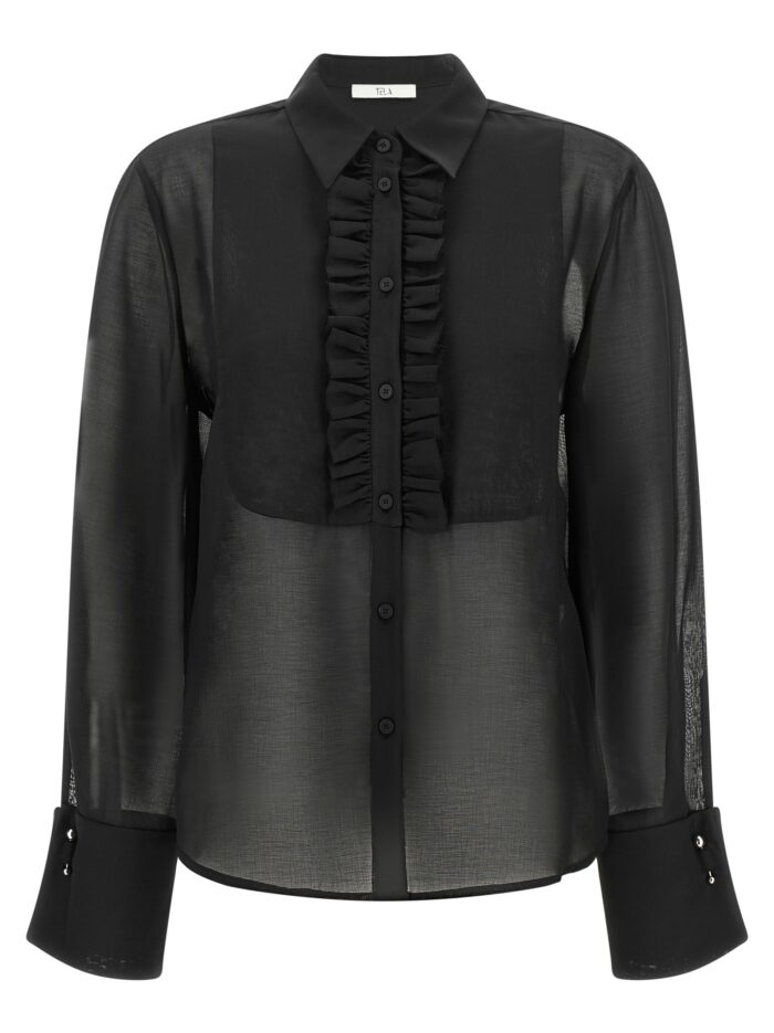tela black 'opal' shirt TELA Black 'Opal' Shirt