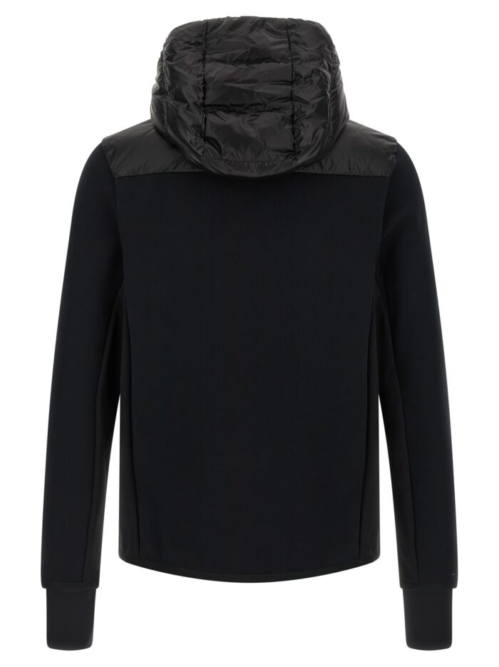 MONCLER GRENOBLE Black Padded Hoodie