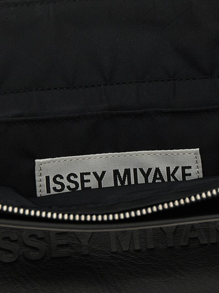 ISSEY MIYAKE Black 'Paper Bag' Shoulder Bag