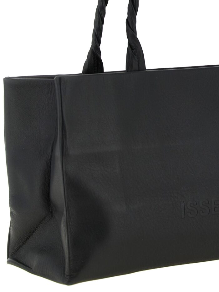 ISSEY MIYAKE Black 'Paper Bag' Shoulder Bag