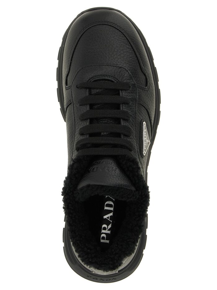 Black 'Prada Prax' Sneakers