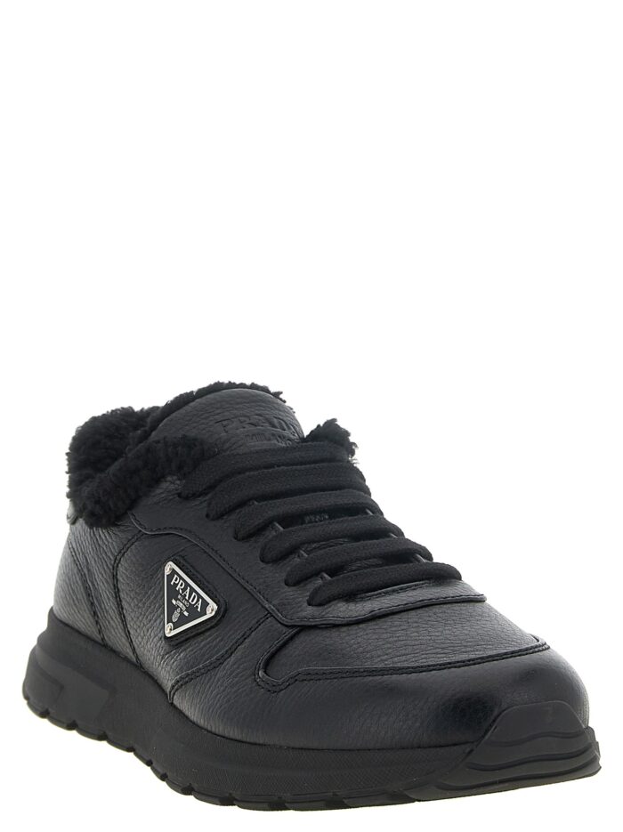 Black 'Prada Prax' Sneakers