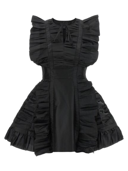 GIOVANNI BEDIN Black Ruffle Dress