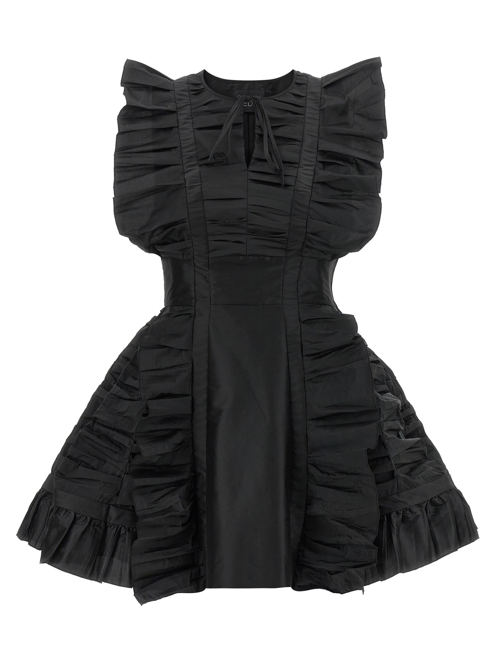 GIOVANNI BEDIN Black Ruffle Dress