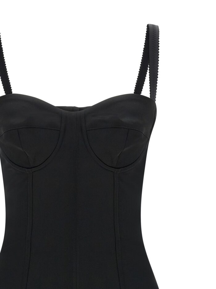 Dolce & Gabbana 'Black Sicily' Bra Corset Dress