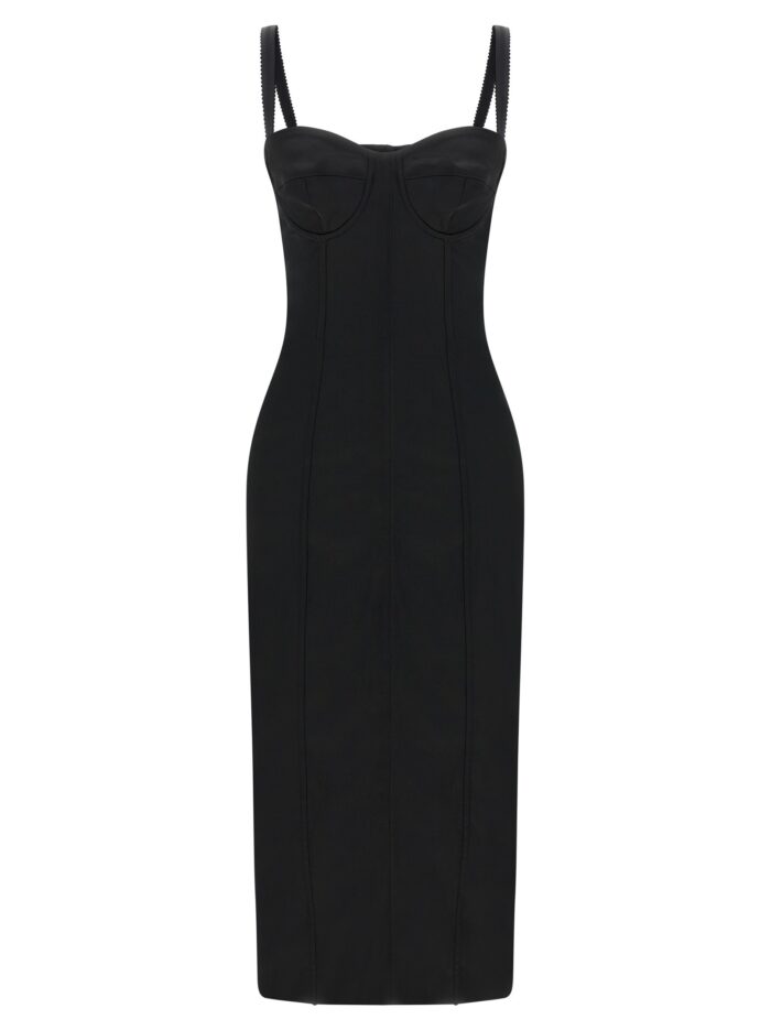 dolce & gabbana 'black sicily' bra corset dress Dolce & Gabbana 'Black Sicily' Bra Corset Dress