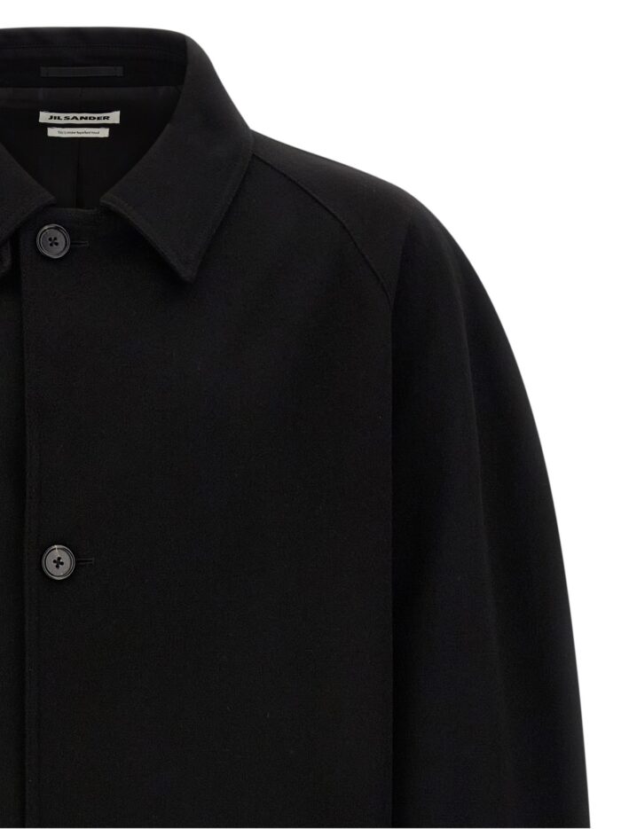 JIL SANDER Black 'Sport 130' Coat