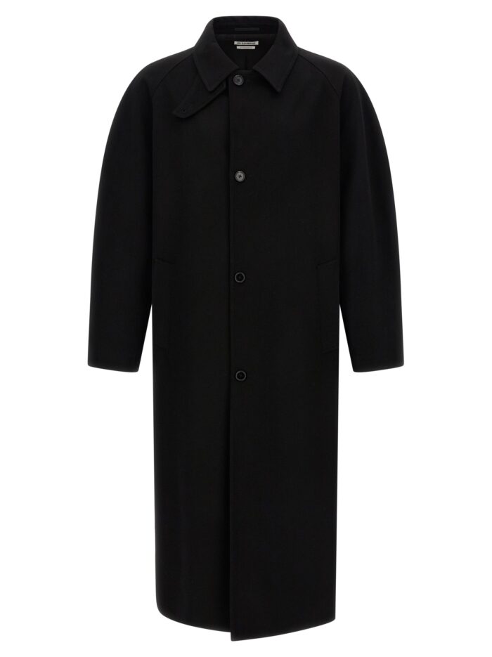 jil sander black 'sport 130' coat JIL SANDER Black 'Sport 130' Coat